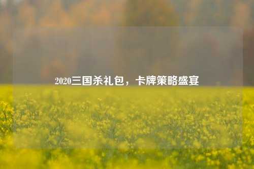 2020三国杀礼包,卡牌策略盛宴
