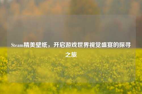 Steam精美壁纸,开启游戏世界视觉盛宴的探寻之旅