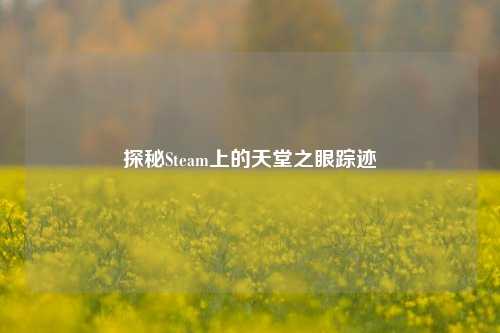 探秘Steam上的天堂之眼踪迹
