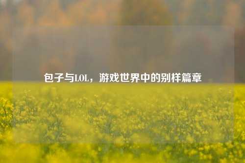 包子与LOL，游戏世界中的别样篇章