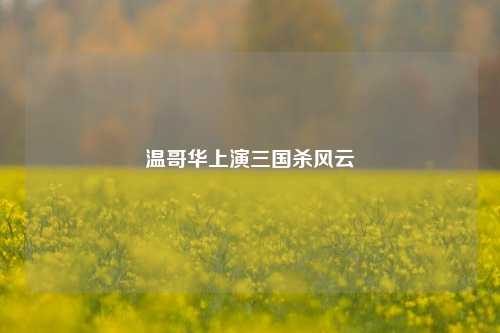 温哥华上演三国杀风云