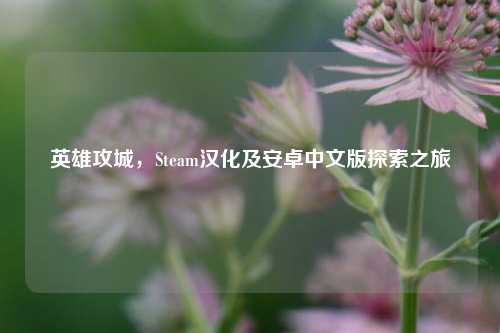 英雄攻城,Steam汉化及安卓中文版探索之旅
