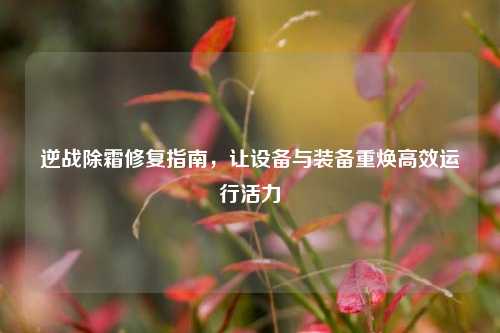 逆战除霜修复指南,让设备与装备重焕高效运行活力