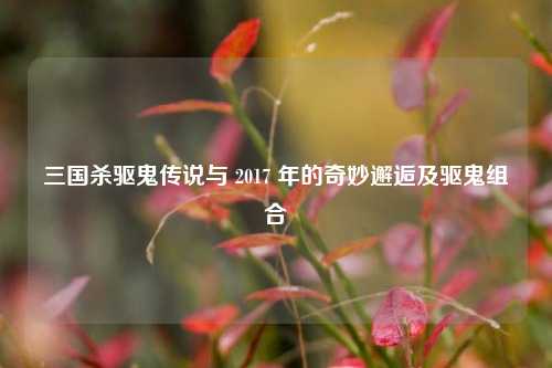 三国杀驱鬼传说与 2017 年的奇妙邂逅及驱鬼组合