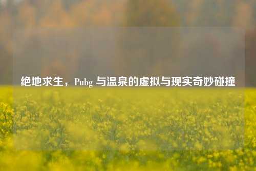 绝地求生,Pubg 与温泉的虚拟与现实奇妙碰撞