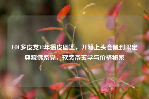 LOL多皮党12年攒皮图鉴,开箱上头仓鼠到限定典藏佛系党,软装备玄学与价格秘密