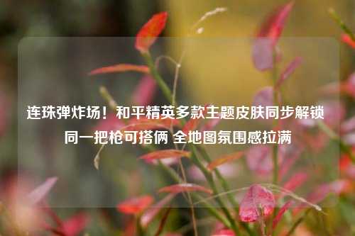 连珠弹炸场!和平精英多款主题皮肤同步解锁 同一把枪可搭俩 全地图氛围感拉满