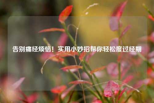 告别痛经烦恼！实用小妙招帮你轻松度过经期