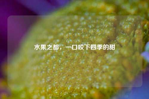 水果之都，一口咬下四季的甜