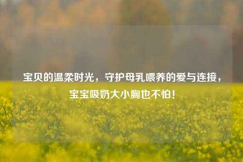 宝贝的温柔时光,守护母乳喂养的爱与连接,宝宝吸奶大小胸也不怕!