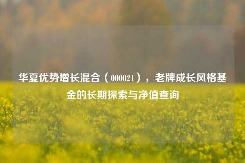 华夏优势增长混合（000021），老牌成长风格基金的长期探索与净值查询